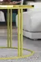 Middle Coffee Table Single Gold Luxury Special