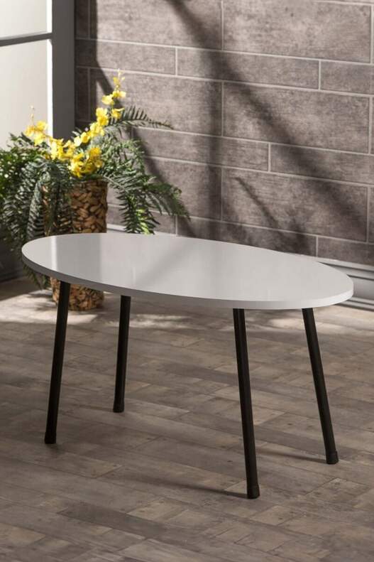 Black Metal Coffee Table Set Ellipse Black Metal Coffee Table Set Ellipse