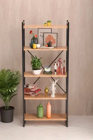 5 Raflı Kitaplık