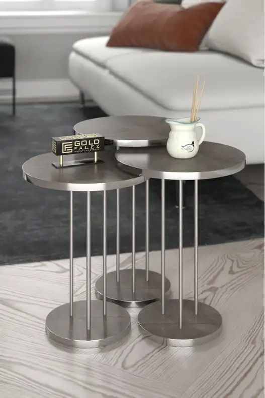 Silver Terra Zigon Coffee Table Silver Terra Zigon Coffee Table