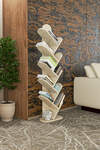 10 Shelves Decorative Compartment Bookcase - 12