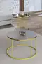 Coffee Table and Zigon Coffee Table Terra Set Gold