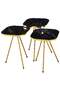 Gold Zigon Centre Coffee Table Set 3200