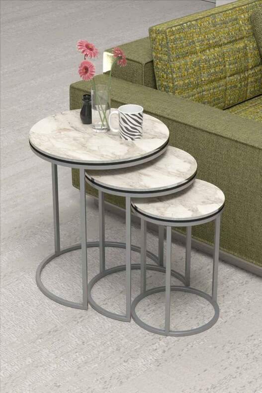 Zigon Coffee Table Silver C Lux