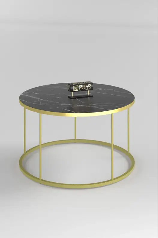 Coffee Table and Zigon Coffee Table Terra Set Gold Coffee Table and Zigon Coffee Table Terra Set Gold