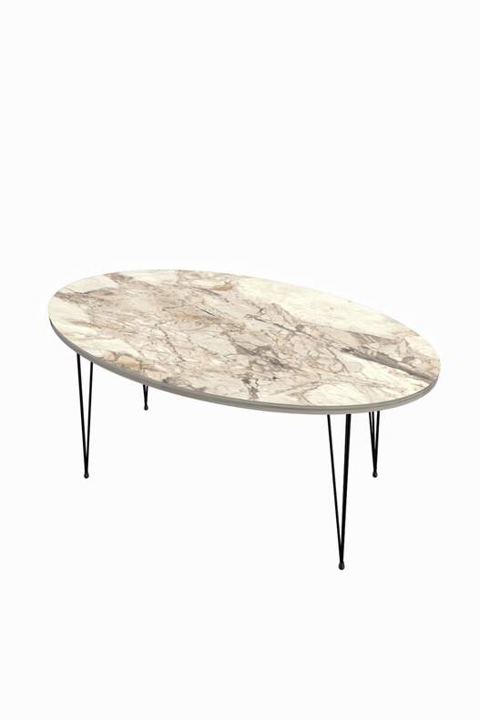 Black Wire Centre Coffee Table Ellipse Black Wire Centre Coffee Table Ellipse