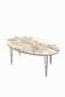 Black Wire Centre Coffee Table Ellipse