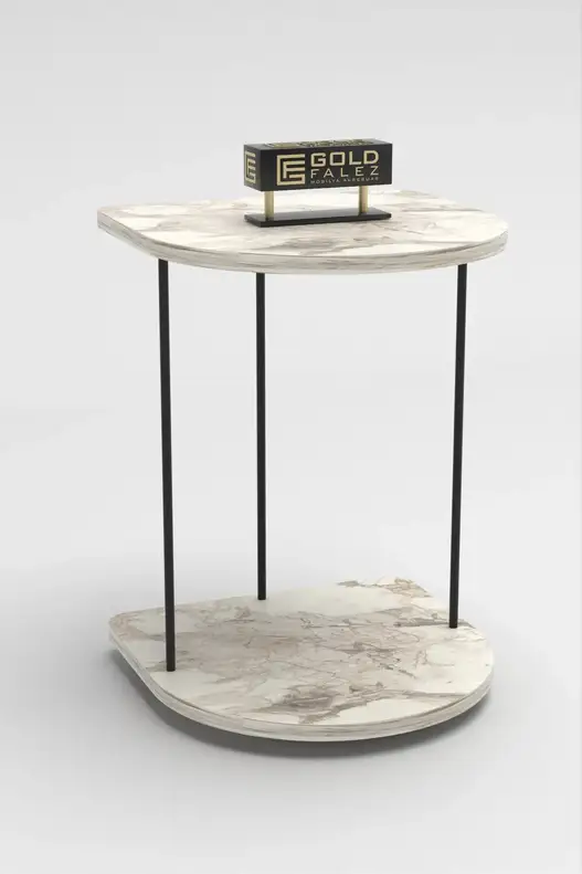 Wheeled Side Table Oval Wheeled Side Table Oval