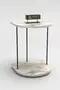 Wheeled Side Table Oval
