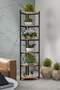 6 Shelves Flower Bookcase