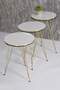 Gold Wire Double Gold Coffee Table Set Ellipse