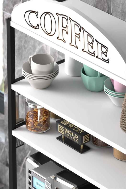 Multipurpose Coffee and Kitchen Shelf Multipurpose Coffee and Kitchen Shelf