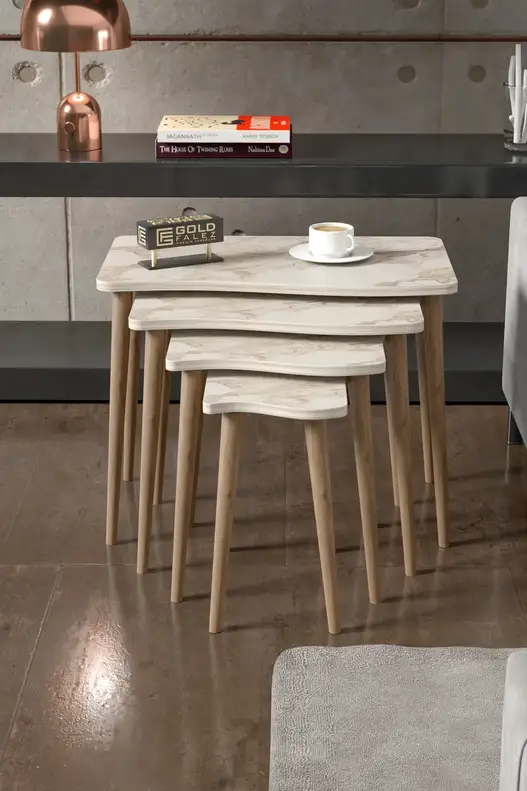 Zigon Coffee Table Wooden 4 Piece Square Zigon Coffee Table Wooden 4 Piece Square