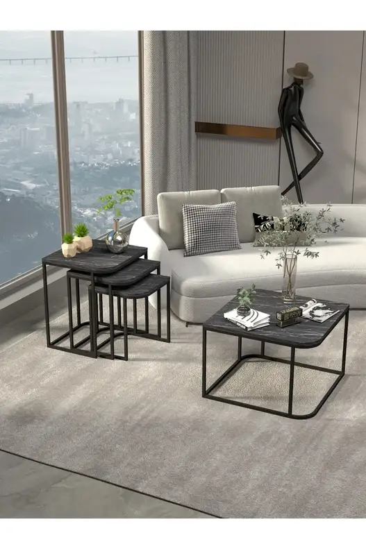 Damla Center and Zigon Coffee Table Set Damla Center and Zigon Coffee Table Set