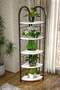 Bohemian Corner Flower Bed with 5 Shelves