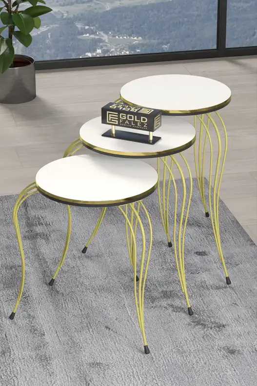 Zigon Coffee Table Luxury Double Gold Zigon Coffee Table Luxury Double Gold