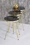 Gold Wire Zigon Coffee Table Set Ellipse