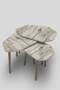 Trio 3 Wooden Zigon Coffee Table