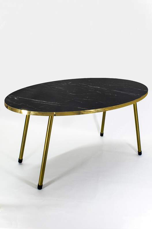 Gold Metal Centre Coffee Table Ellipse Gold Metal Centre Coffee Table Ellipse