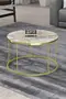 Coffee Table and Zigon Coffee Table Terra Set Gold