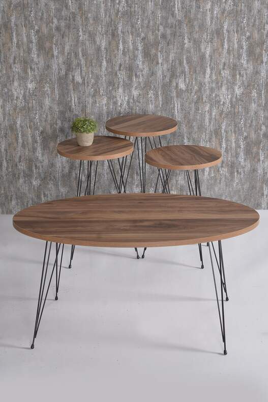 Black Wire Coffee Table Set Ellipse Black Wire Coffee Table Set Ellipse
