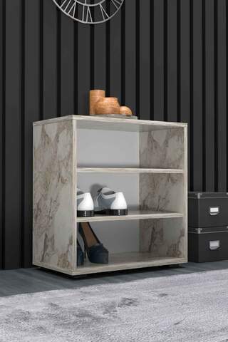 Multipurpose Shoe Cabinet with 3 Shelves