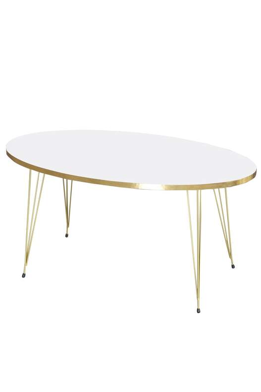 Gold Wire Zigon Coffee Table Set Ellipse Gold Wire Zigon Coffee Table Set Ellipse