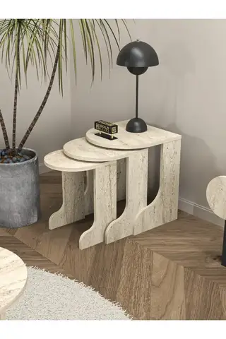 Setro 3 Piece Zigon Coffee Table