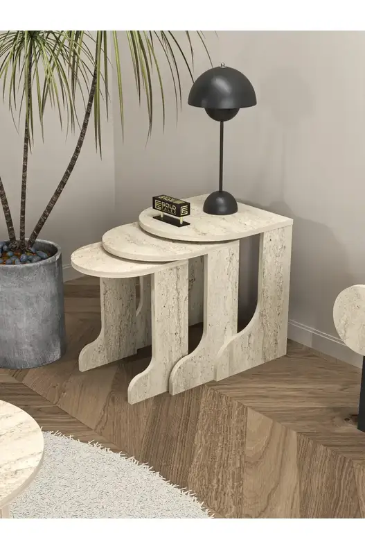 Setro 3 Piece Zigon Coffee Table