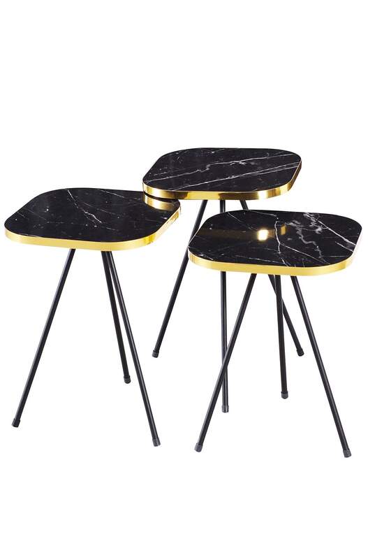 Black Metal Square Gold Zigon Coffee Table Black Metal Square Gold Zigon Coffee Table