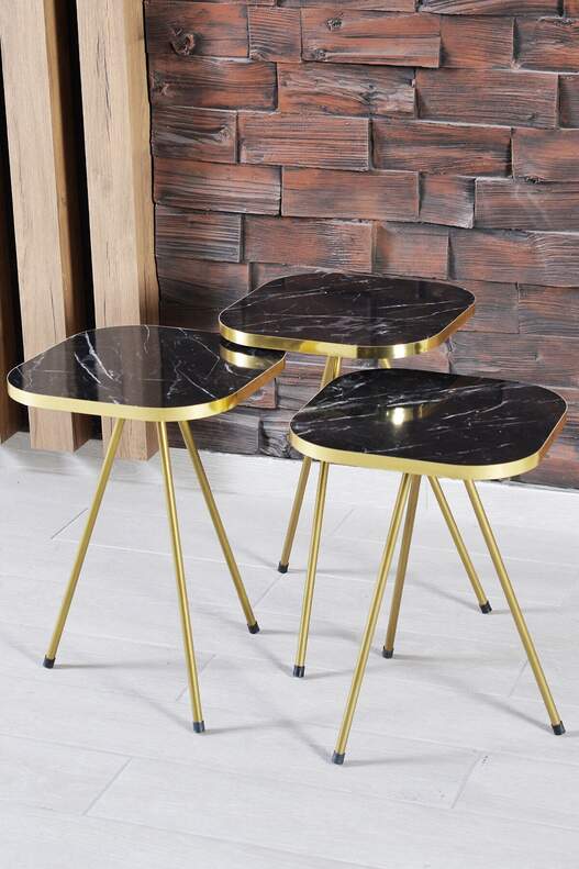 Gold Zigon Centre Coffee Table Set 3200 Gold Zigon Centre Coffee Table Set 3200