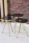 Gold Zigon Centre Coffee Table Set 3200