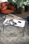 Square Silver Black Wire Coffee Table Set