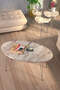 Silver Wire Coffee Table Set Ellipse