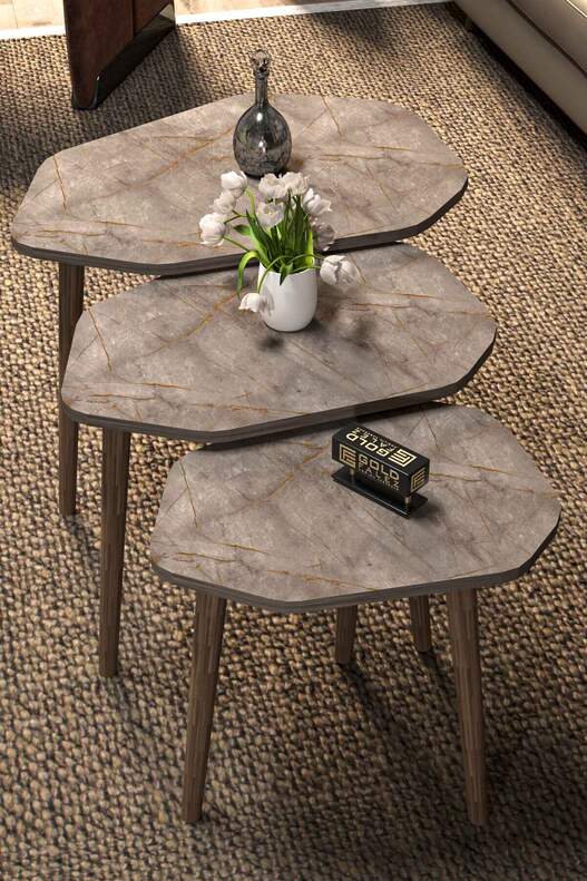 Trio 3 Wooden Zigon Coffee Table Trio 3 Wooden Zigon Coffee Table