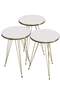 Gold Wire Double Gold Zigon Coffee Table