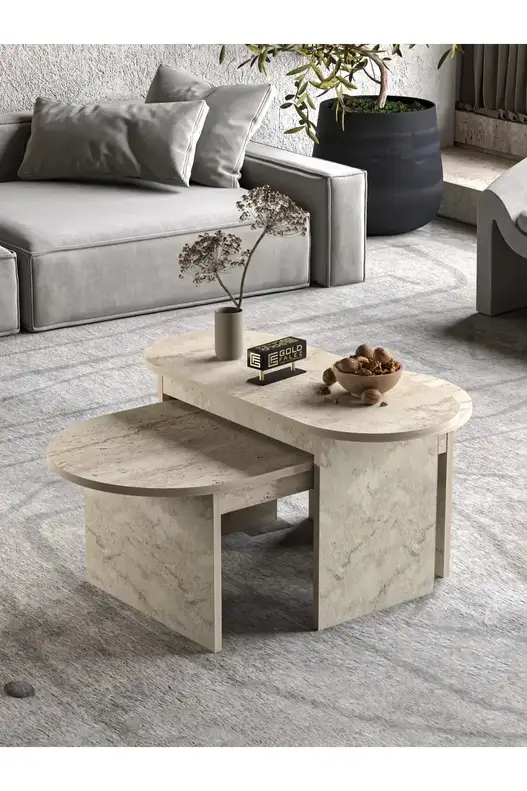 Setro 2 Piece Middle Coffee Table Setro 2 Piece Middle Coffee Table