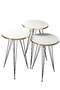 Black Wire Gold Zigon Coffee Table
