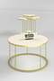 Coffee Table and Zigon Coffee Table Terra Set Gold