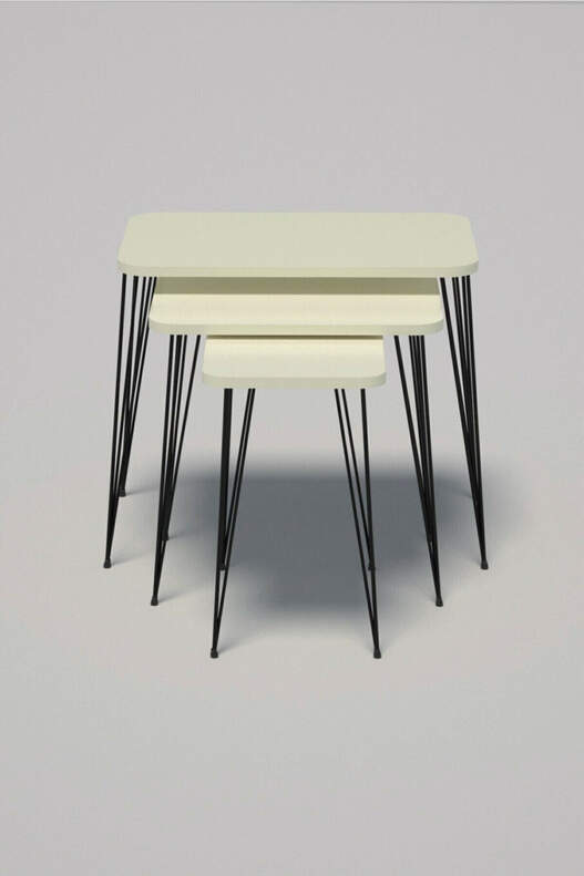 Black Wire Square Zigon Coffee Table Black Wire Square Zigon Coffee Table