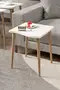 Zigon Coffee Table Wooden 4 Piece Square