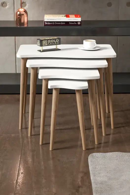 Zigon Coffee Table Wooden 4 Piece Square Zigon Coffee Table Wooden 4 Piece Square
