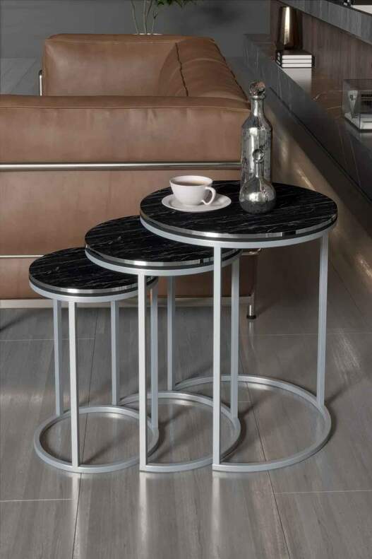 Zigon Coffee Table Silver C Lux