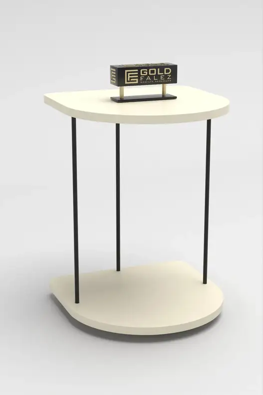 Wheeled Side Table Oval Wheeled Side Table Oval