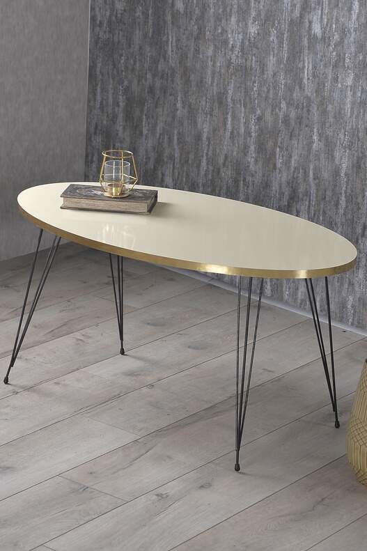 Black Wire Gold Coffee Table Set Ellipse Black Wire Gold Coffee Table Set Ellipse