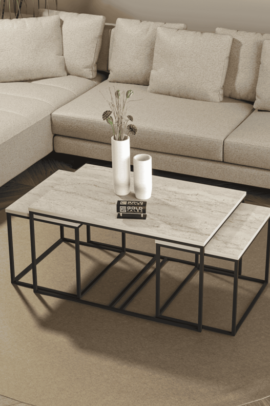 Flora Center and Zigon-Side Table Set