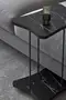 Side Table with Wheels