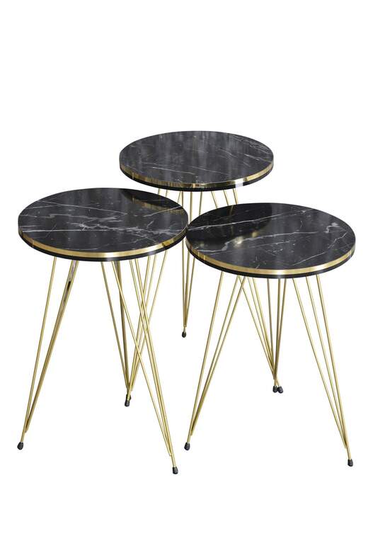 Gold Wire Double Gold Zigon Coffee Table