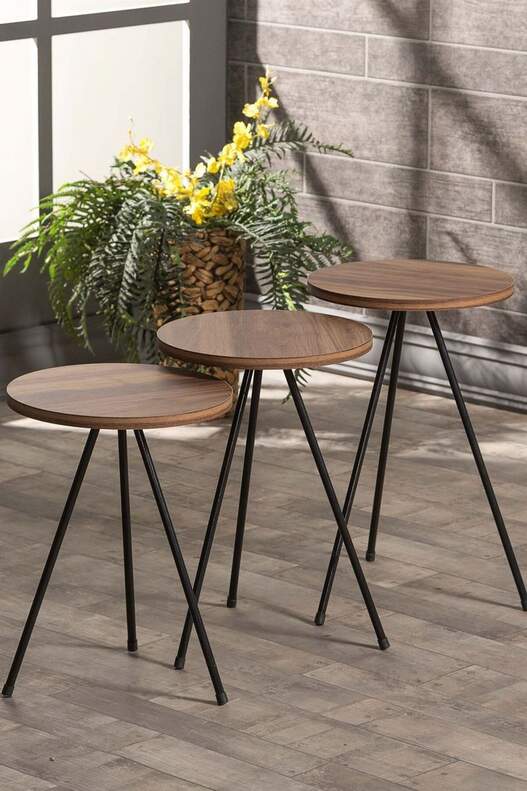 Black Metal Coffee Table Set Ellipse Black Metal Coffee Table Set Ellipse
