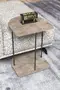 Wheeled Side Table Oval